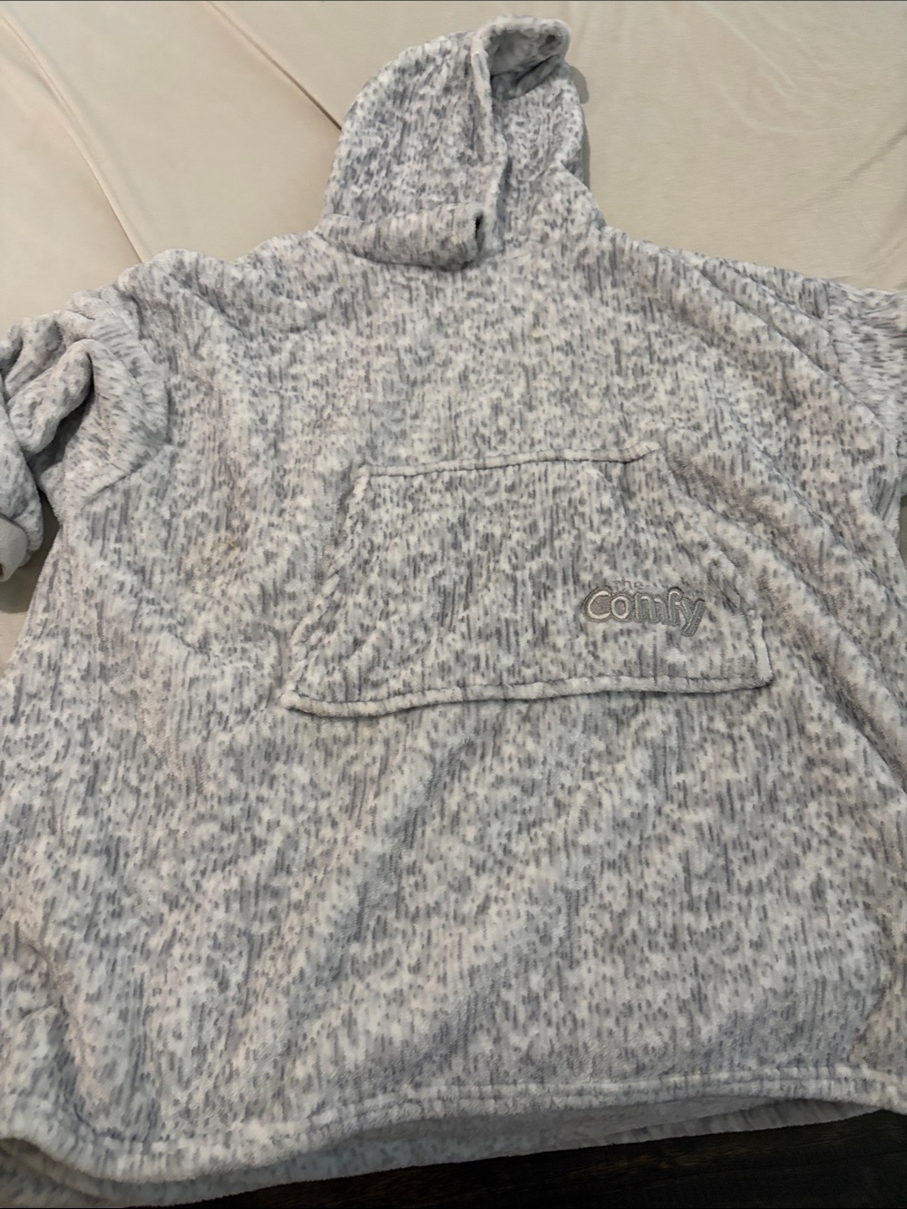Comfy Plush Gray Kids Crewneck Hoodie